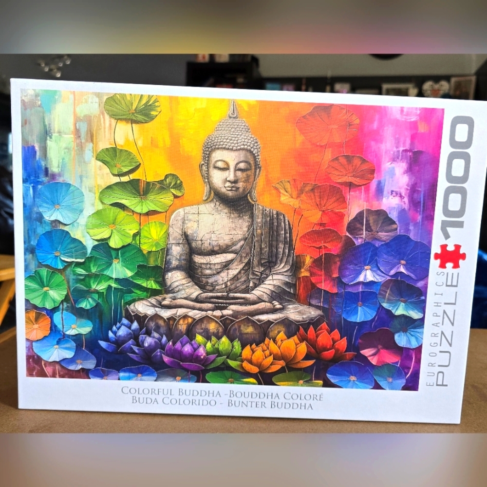 Colorful Buddha Puzzle - 1000 Pieces